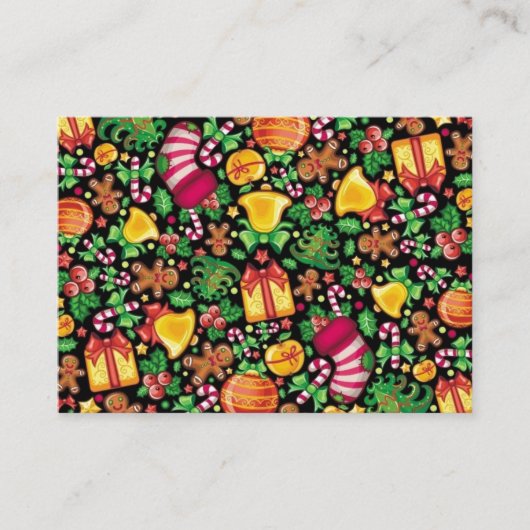 D'accompagnement Carte de fermeture de Noël / étiquette - SRF (Devant)