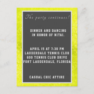 D'accompagnement Carte de fermeture de tennis Fuzzies