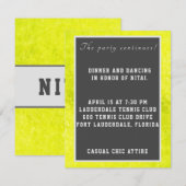 D'accompagnement Carte de fermeture de tennis Fuzzies (Devant / Derrière)