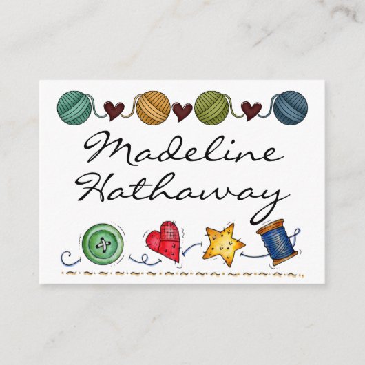 D'accompagnement Carte de fermeture de Tricot / étiquette par SRF (Devant)