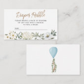 D'accompagnement Carte de fermeture du coffre-fort à ballons bleu g (Devant / Derrière)