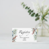 D'accompagnement Carte de fermeture du registre des bébés d'hiver (Debout devant)