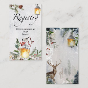 D'accompagnement Carte de fermeture du registre des bébés d'hiver