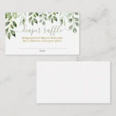 D'accompagnement Carte de fermeture Feuille de couches vertes (Devant / Derrière)