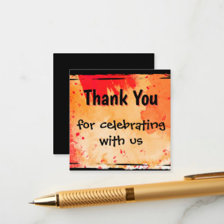 D'accompagnement Carte de fermeture Merci