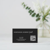 D'accompagnement Carte de fonds de lune de miel avec code QR pour l (Debout devant)