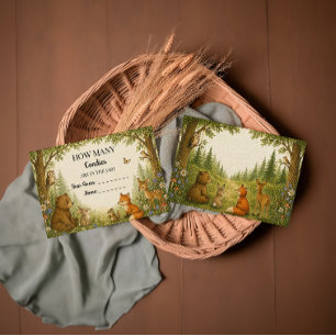 D'accompagnement Carte de jeu de devinette de bonbons pour Baby Sho