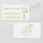 D'accompagnement Carte de jeu de douche de mariée 'Devinez combien (Devant / Derrière)