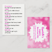 D'accompagnement Carte de kit de survie à faire soi-même (Devant / Derrière)