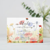 D'accompagnement Carte de la Clairière de fleurs sauvages de printe (Debout devant)