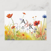 D'accompagnement Carte de la Clairière de fleurs sauvages de printe (Dos)