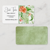 D'accompagnement Carte de la réception de mariage Boissons (Devant / Derrière)