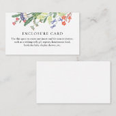 D'accompagnement Carte de l'enceinte de douche de jardin de fleurs (Devant / Derrière)