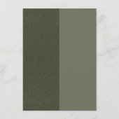 D'accompagnement Carte de l'enveloppe en mousse vert Half & Half – (Devant)