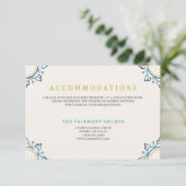 D'accompagnement Carte de logement Mandala - Turquoise (Debout devant)