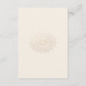 D'accompagnement Carte de mariage bilingue anglais hindi (Dos)