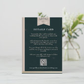 D'accompagnement Carte de Mariage de la page de chapitre en noir vi (Debout devant)