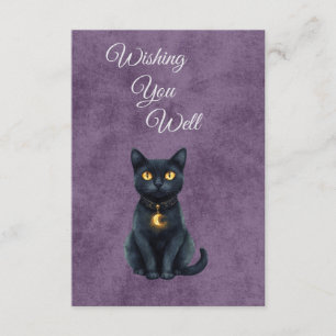 D'accompagnement Carte de mariage gothique à l'effigie d'un chat no