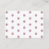 D'accompagnement Carte de mots de sagesse de douche de mariage flor (Dos)