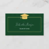 D'accompagnement Carte de nom de diplôme moderne Insertion Gold Fra (Devant)