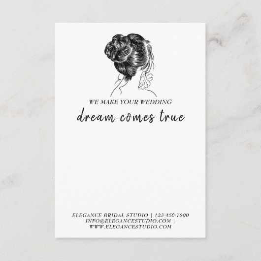 D'accompagnement Carte de note de chouchou pour cheveux pour specta (Devant)