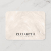 D'accompagnement Carte de palette de couleurs de mariage Warm Blush (Dos)