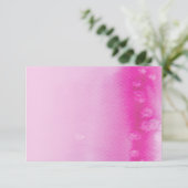 D'accompagnement CARTE DE POCHETTE :: aquarelle ombre rose fuchsia (Debout devant)