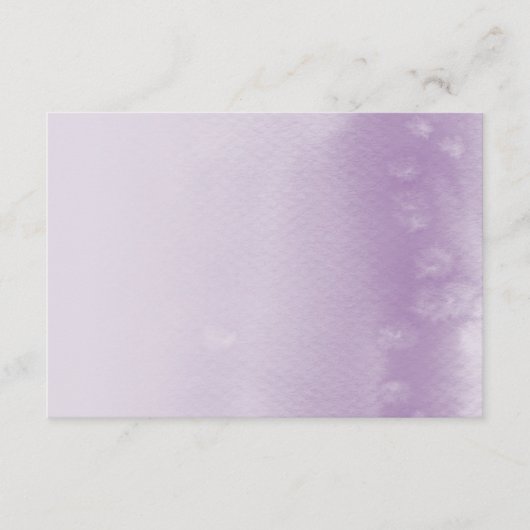 D'accompagnement CARTE DE POCHETTE :: aquarelle ombre violet (Devant)