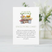 D'accompagnement Carte de pochette Green Gingham Fresh Off The Mark (Debout devant)