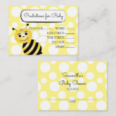 D'accompagnement Carte de prédictions d'abeilles (Devant / Derrière)