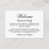 D'accompagnement Carte de Présent pour Panier de Bienvenue pour Mar (Devant)