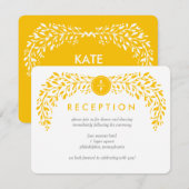 D'accompagnement Carte de présentation de couleur éditabile Blissfu (Devant / Derrière)