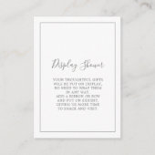 D'accompagnement Carte de présentation de douche encastrée argent m (Devant)