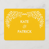 D'accompagnement Carte de présentoir de couleur modifiable Blissful (Dos)