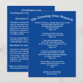 D'accompagnement Carte de prière de passage (Devant / Derrière)