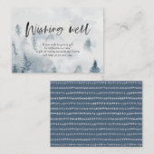 D'accompagnement Carte de puits de la forêt aquarelle (Devant / Derrière)