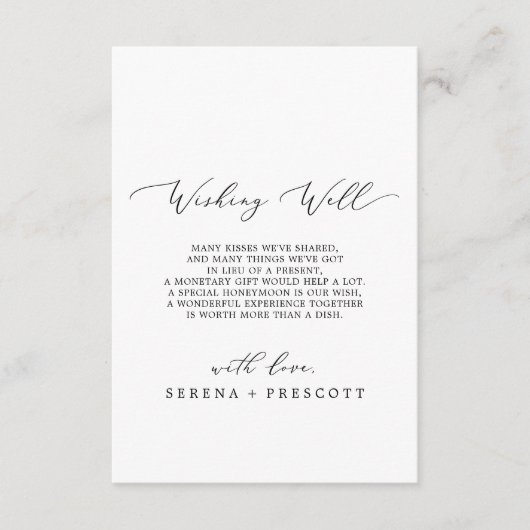 D'accompagnement Carte de qualité de la calligraphie noire (Devant)