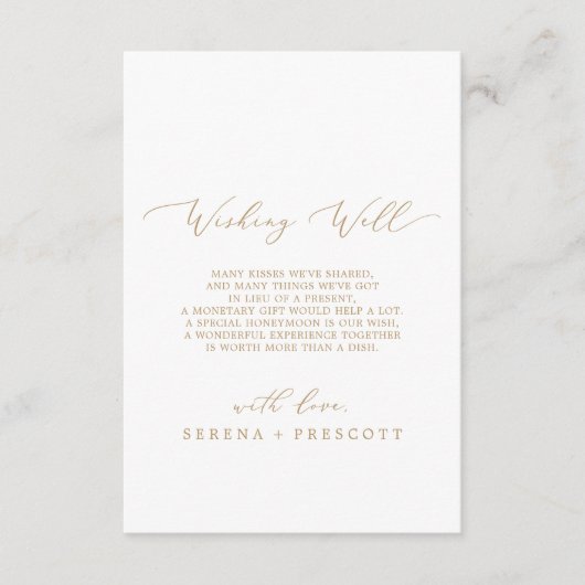 D'accompagnement Carte de qualité de la calligraphie or (Devant)