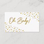 D'accompagnement Carte de rabat (Dos)