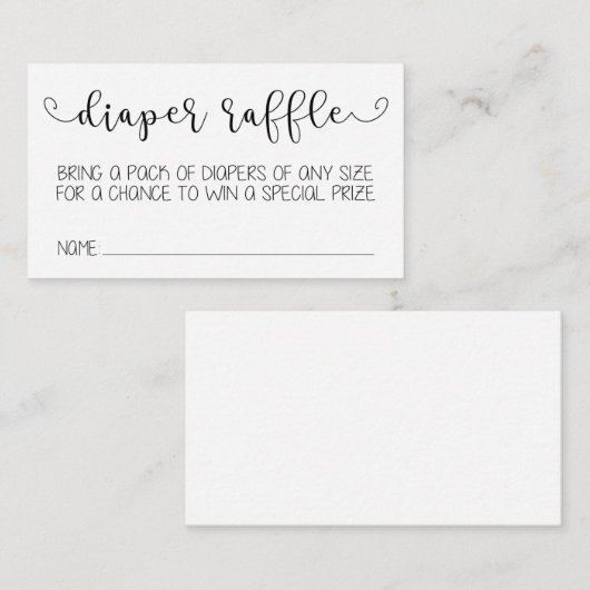 D'accompagnement Carte de rabat (Devant / Derrière)