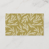 D'accompagnement Carte de rabat à couche dorée Rustique à main (Dos)