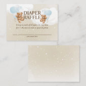 D'accompagnement Carte de rabat à oreille en peluche Twin Boy (Devant / Derrière)