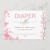 D'accompagnement Carte de rabat Baby shower de couches pour bébé (Devant)