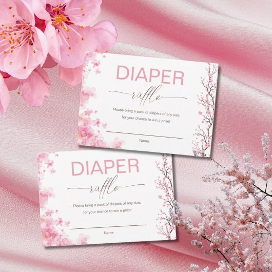 D'accompagnement Carte de rabat Baby shower de couches pour bébé