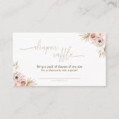 D'accompagnement Carte de rabat Boho Pampas Grass Diaper (Devant)