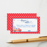Carte de rabat du Baby shower de coupe-coeur