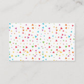 D'accompagnement Carte de rabat Fiesta Baby shower (Dos)