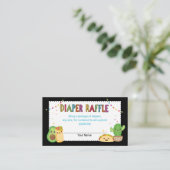 D'accompagnement Carte de rabat Fiesta Baby shower (Debout devant)