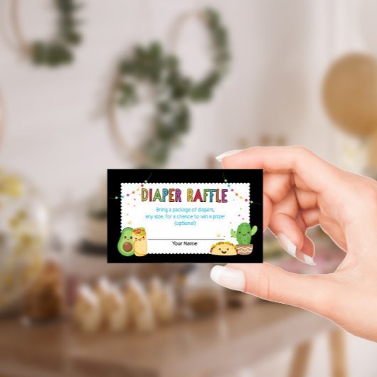 D'accompagnement Carte de rabat Fiesta Baby shower