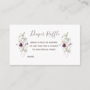 D'accompagnement Carte de rabat fleur sauvage, carte de boîtier